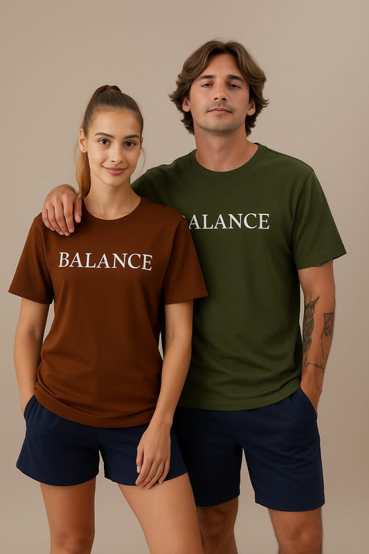 Balance Tshirts Unsex (couple)